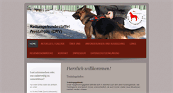 Desktop Screenshot of die-rettungshun.de