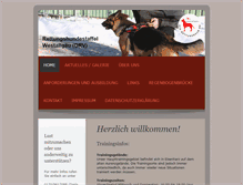 Tablet Screenshot of die-rettungshun.de